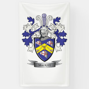 Banderoles Manteau de crête de famille de MacKay des bras