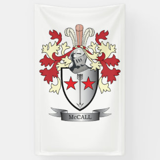 Banderoles Manteau de crête de famille de McCall des bras