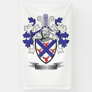 Banderoles Manteau de crête de famille de McCallum des bras