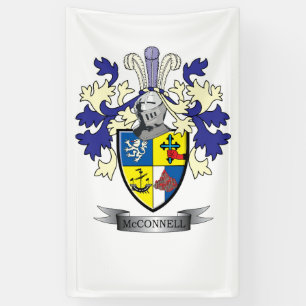 Banderoles Manteau de crête de famille de McConnell des bras