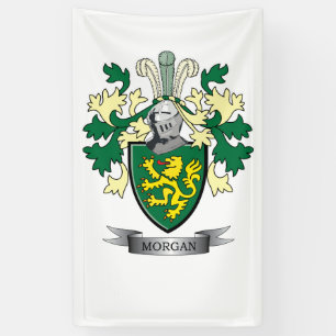Banderoles Manteau de crête de famille de Morgan des bras