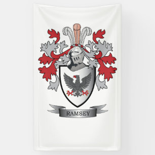 Banderoles Manteau de crête de famille de Ramsey des bras