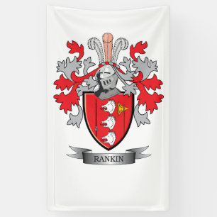 Banderoles Manteau de crête de famille de Rankin des bras