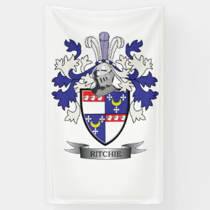 Banderoles Manteau de crête de famille de Ritchie des bras