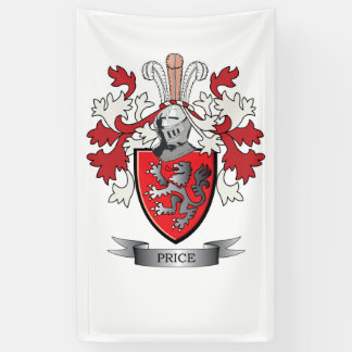 Banderoles Manteau de crête de famille des prix des bras