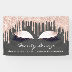 Banderoles Maquillage ArtistLashes Extension Rose Gold Grey E