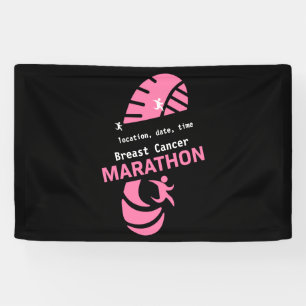 Banderoles Marathon de charité événement promotionnel merchan