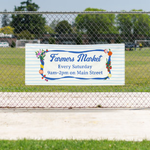 Banderoles Marché des producteurs Étal de la ferme sur mesure