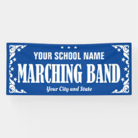 Marching Band Parade Swirls Étoiles n'importe quel