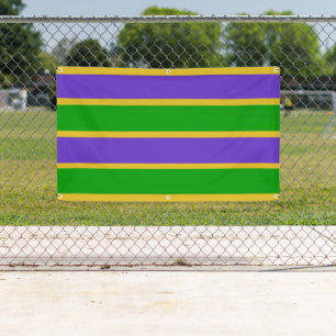 Banderoles Mardi Gras Stripes