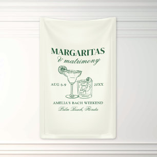 Banderoles Margaritas & Mariage Bachelorette Week-end