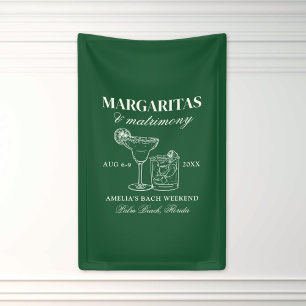 Banderoles Margaritas & Mariage Bachelorette Week-end