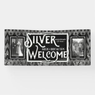 Banderoles Mariage Art déco de bienvenue