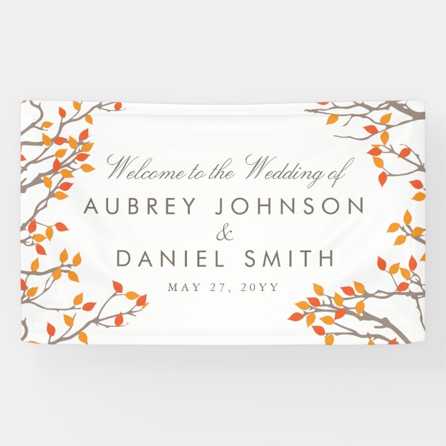 Banderoles Mariage Blisser Branches (Horizontal)