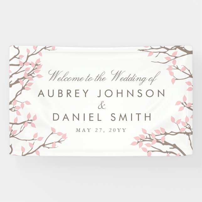 Banderoles Mariage Blisser Branches (Horizontal)