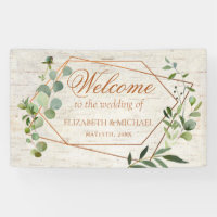 Mariage de bouleau Eucalyptus géométrique en cuivr