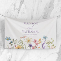 Mariage de jardin floral de fleurs sauvages
