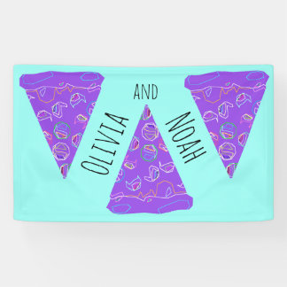 Banderoles Mariage de la Pizza Party