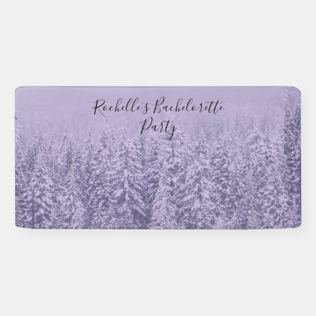 Banderoles Mariage Lavender Bliss Bachelorette (Horizontal)