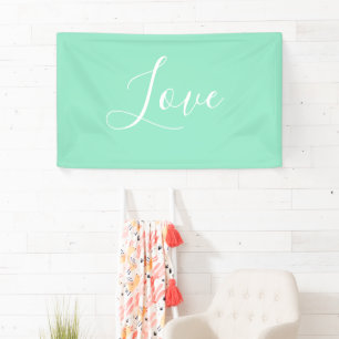 Banderoles Mariage minimaliste couleur unie Pastel personnali