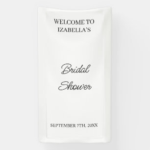 Banderoles Mariage personnalisé Bienvenue Bridal Shower Fianc