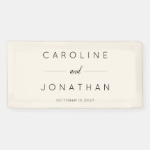 Mariage personnalisé minimaliste moderne Script iv