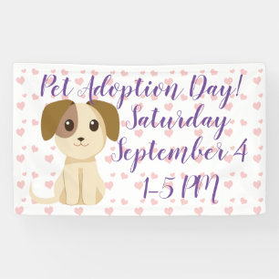 Banderoles Marionnette sucrée (adoption des animaux, service 