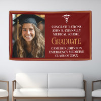 Maroon Gold Médicale School Photo Graduation Party