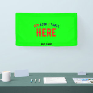 BANDEROLES MARQUE VERIFIEE NEON VERT MODERNE SUR MESURE DE ST