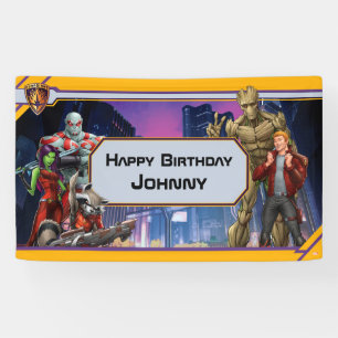 Banderoles Marvel   Gardiens de la Galaxie - Anniversaire