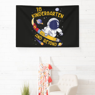 Banderoles Maternelle et au-delà Astronaute Rentrée scolaire