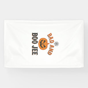 Banderoles Mauvais et Boo Jee Halloween Citrouille Graphique_