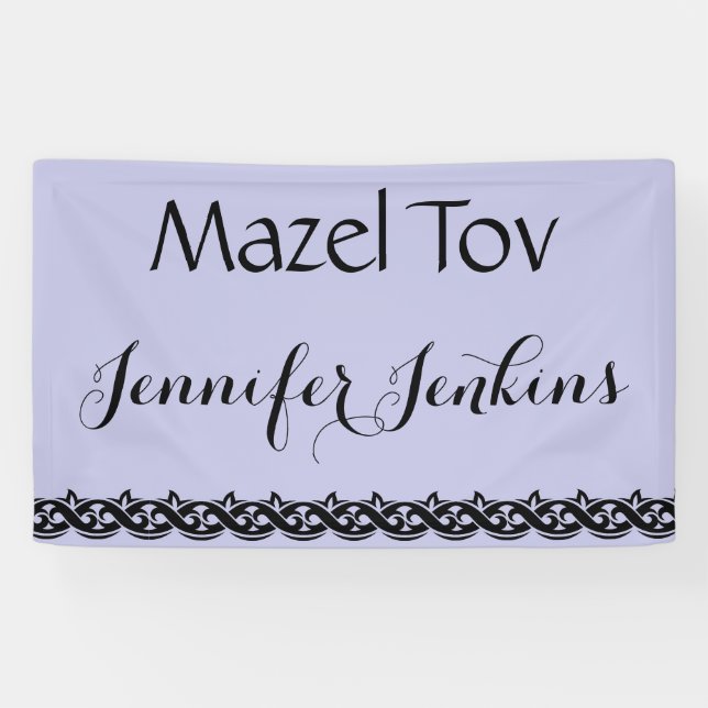 Banderoles Mazel Tov (Horizontal)