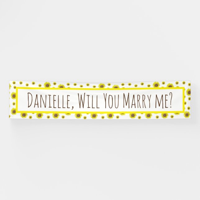 Banderoles Me Marierez-Vous, Interdiction De Proposition De M (Horizontal)