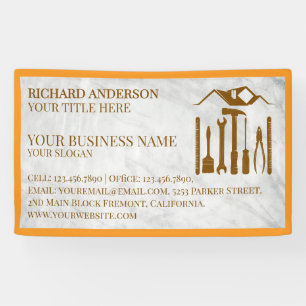 Banderoles Mécanicien de Réparation Automobile Moderne en Mar