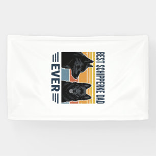 Banderoles Meilleur Papa Schipperke Jamais Design Vectoriel R