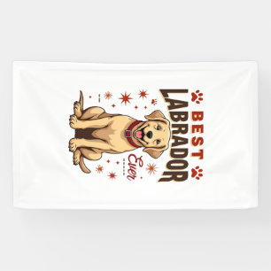 Banderoles Meilleur parent Labrador de tous les temps Vintage