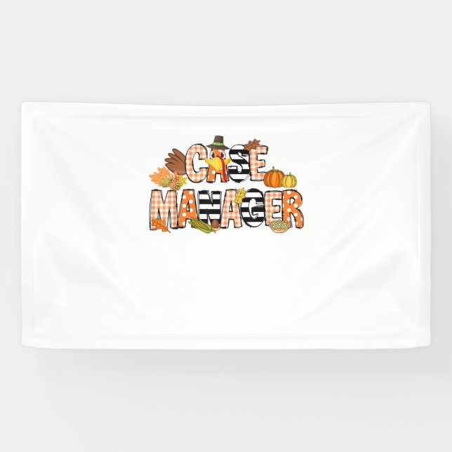 Banderoles Merci Gestionnaire Coque Thanksgiving Coque Manage (Horizontal)