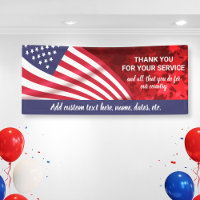 Merci Pour Service, Drapeau Patriotique USA Person