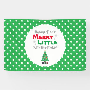 Banderoles Merry Little Birthday