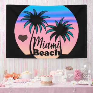 Banderoles Miami Beach