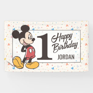 Banderoles Mickey & Friends Caractère Disney Anniversaire
