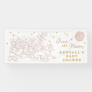 Banderoles Mickey & Friends Over the Moon - Baby Shower Fille