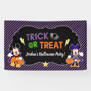 Banderoles Mickey & Minnie   Trick or Treat - Fête de l'Hall