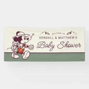Banderoles Mickey Mouse   Baby shower Adventure Await