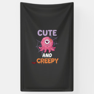 Banderoles Mignon Monstre Rose Créatif Halloween Toile D'arai