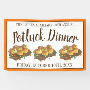 Banderoles Minnesota Plat Chaud Tot Casserole Potluck