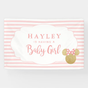 Banderoles Minnie   Interdiction de Baby shower de Parties sc