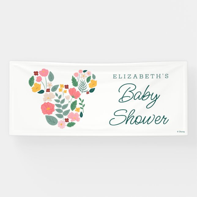 Banderoles Minnie Mouse | Baby in Bloom Baby shower (Horizontal)
