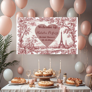Banderoles Miss to Mrs Shower de Mariage Paris Campagne Franç
